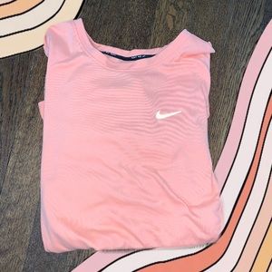 Coral Nike Running Dri-Fit shirt